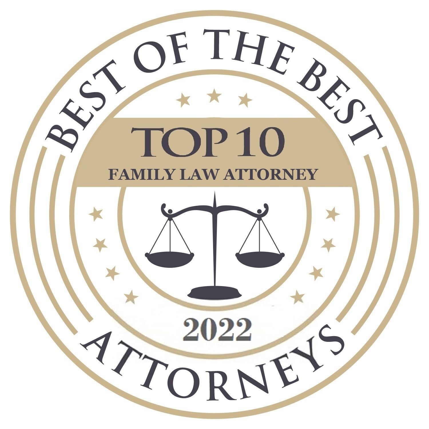 Best of the Best Top 10 Family Law Award